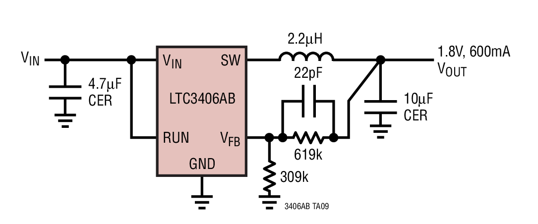 LTC3406AB Ӧͼһ